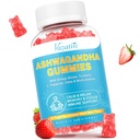 Ashwagandha Gummies with Turmeric GABA Mood Energy and Immune Support, Mixed Berry Flavor 60 Cts