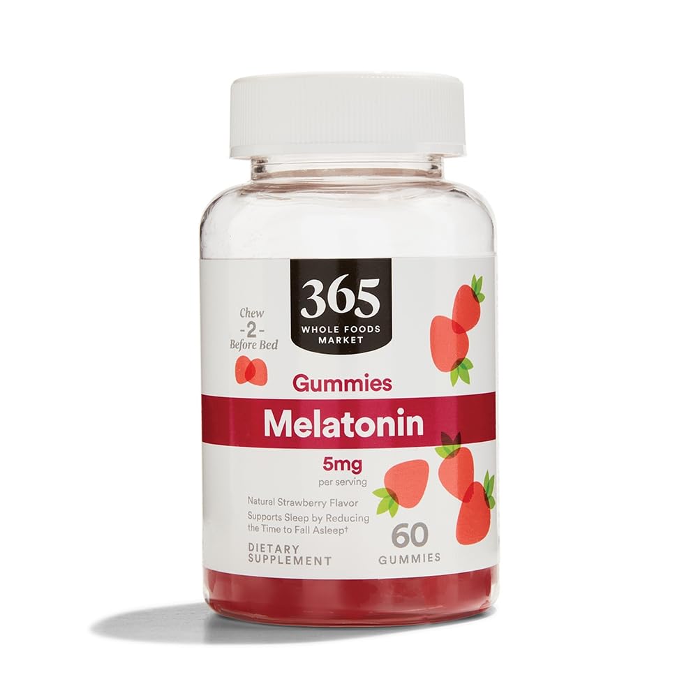 365 by Whole Foods Market, Gummy Melatonin 5 Mg, 60 Count