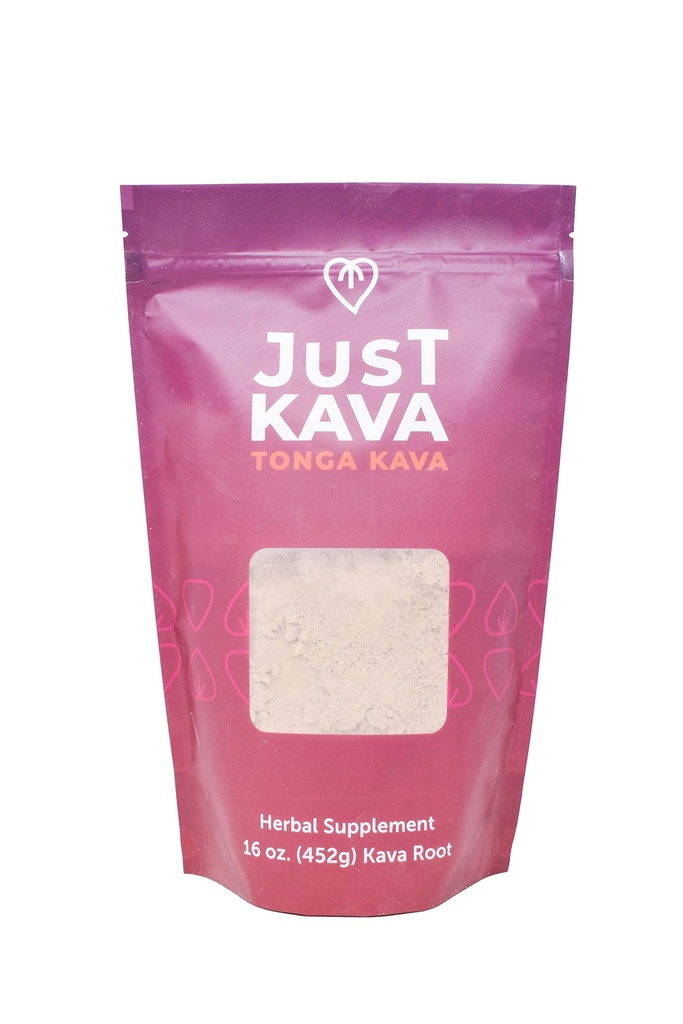 Just Kava Tonga Kava συμπλήρωμα βοτάνων 16 OZ (452g)