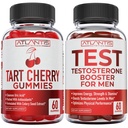 Ατλαντίδα θρέψης ταρτάρ Cherry 60 Gummies + τεστοστερόνη Booster 60 Gummies