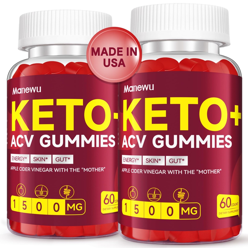 Keto ACV Gummies for Advanced Weight & Loss & Belly Fat Burn - Ταχεία καύση λίπους συμπλήρωμα διατροφής για γυναίκες άνδρες - 1500mg Βιολογικό μηλίτη χωρίς γλουτένη Ξίδι μήλου με τη μητέρα - Υποστήριξη Digestion