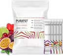 Know Brainer Purest Electrolyte Variety Pack – Ολόκληρη ενυδάτωση τροφίμων - Βιολογικά παγωμένα φρούτα και άλατα ηλιακής θάλασσας για την απόλυτη ισορροπία ηλεκτρολυτών