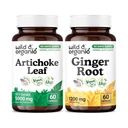 Wild & Organic Artichoke Leaf 60 Capsules & Ginger Root 60 Capsules