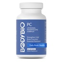 BodyBio PC - Phosphatidylcholine for Brain Health, Mental Clarity, Cognitive Function, Cellular Repair & Healthy Aging, Phospholipid Complex Supplement for Gentle Daily Detox 60 Softgels