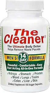 Centurian Systems The Cleaner Detox, Complete Internal Cleansing Formula, Υποστήριξη Digestive Health, Vegetarian Κάψουλες (Men 14 Days)