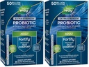 Nature's Way Extra Strength(1) Fortify Probiotic, Probiotics for Digestive Health, Prebiotics,50 Billion Live Cultures,Digestive & Immune Health Support*,30 Κάψουλες,(Pack of 2)