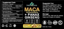3 σε 1 Ashwagandha + Maca Root + Panax Ginseng - Φυσικό συμπλήρωμα για την ενέργεια, Stamina, και υποστήριξη στρες, 120 Softgels