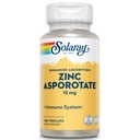 Solaray Ψευδάργυρος Ασποροτάτη 15mg Χηλικό σύμπλεγμα 