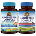 Vitalitown Magnesium Bundle (Pack of 2) | 6-in-1 & 10-in-1 Magnesium Complex | for Bone, Heart & Muscle |Magnesium Glycinate, Magnesium Citrate| 120 & 90 Capsules