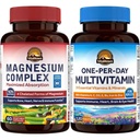 Vitalitown Magnesium Complex Supplement and One-Per-Day Multivitamin