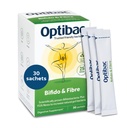 Optibac Probiotics Powder with Bifidobacteria & Fibre - 30 Sachets | 25 Billion CFU + 4 g FOS Fibre | Vegan Probiotic & Prebiotic Blend | Shelf Stable & Gluten Free | for Everyday Digestive Health