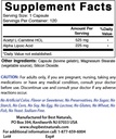 Best Naturals Acetyl L-καρνιτίνη και άλφα λιποϊκό οξύ 750 mg & γλυκονικό ψευδάργυρο 50mg