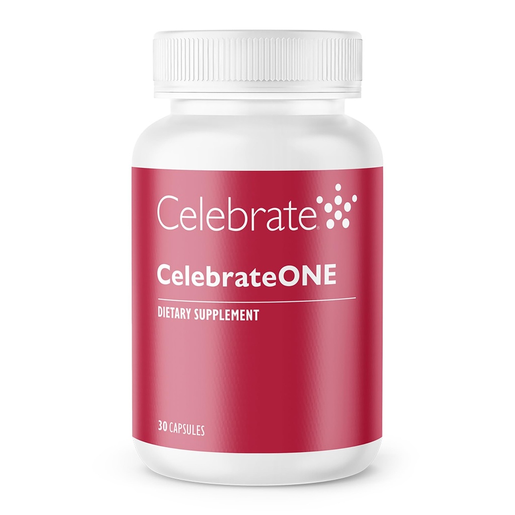 Celebrate Vitamins CelebrateONE, Iron Free - Once Daily Bariatric Multivitamin, Essential Vitamins & Minerals - Gastric Bypass & Sleeve Gastrectomy Supplement (30 Capsules)