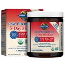 Κήπος Ζωής Ακατέργαστα Προβιοτικά 5-Day Max Care - 400 Billion CFU - Probiotic Powder for Digestive & Immune Support - Μπανάνα, 5 Σερβιέτες