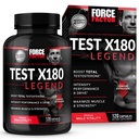 Test X180 Legend Testosterone Booster for Men to Build Muscle & Strength, Performance, Testosterone Supplement for Men’s Health, Testosterone Support, Force Factor, 120 Capsules
