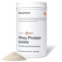Momentous Essential Grass-Fed Whey Protein Powder - 20 g Whey Isolate Protein - NSF Certified for Sport - Gluten-Free - 25 Servings for Essential Everyday Use - Unflavored - Package May Vary