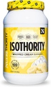 Isothority Whey Protein Isolate, Whipped Cream Banana, 2 lb - Ultra Απορροφώμενη αλυσίδα Amino Acids (BCAA) σε σκόνη με 25g πρωτεΐνης ανά υπηρεσία, χαμηλή υδατανθράκων - Build Muscle & Accelerate Recovery