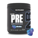 NutraBio STIM-Free PRE Workout for Men, NEW Non Stim Preworkout | Laser Focus, Extreme Pumps | Performance, Endurance | 10g Citrulline, Beta Alanine, Nitrates, Electrolytes - 20 Servings Blue Razz