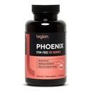 LEGION Phoenix Θερμογόνος καύση λίπους & χάπια απώλειας βάρους - 30 εξυπηρετούν, 90 κάψουλες (χωρίς καφεΐνη)