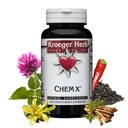Kroeger Herb Products, Chem X, Daily Detox and Cleansing Formula, Red Clover, Yellow Dock, Paprika Υποστηρίζει τη λειτουργία του ήπατος υγείας - μη-GMO, Χωρίς γλουτένη, Χωρίς συντηρητικά, Κατασκευασμένο στις ΗΠΑ