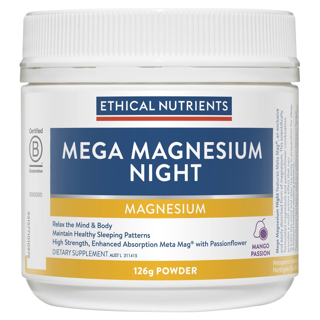 Ethical Nutrients Mega Magnesium Night 126g