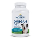 Nordic Naturals Omega-3 Pet, Unflavored - 120 Soft Gels - 330 mg Omega-3 Per Soft Gel - Fish Oil for Dogs with EPA & DHA - Προάγει την καρδιά, το δέρμα, το παλτό, & την ανοσοποιητική υγεία