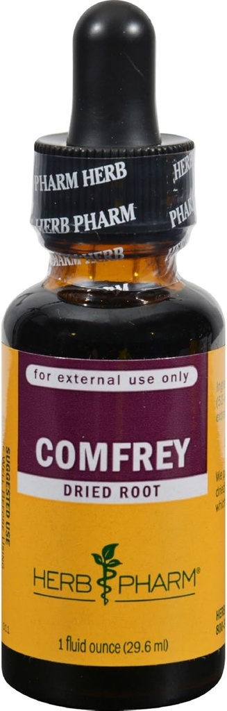 Βότανο Pharm Certified Organic Comfrey Liquid Extract - 1 ουγγιά (DCOMF0)