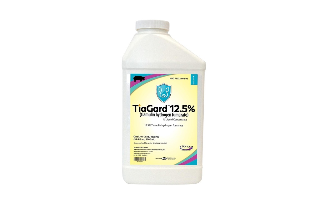 Aurora TiaGard 12,5% Υγρό Πυκνό, Γενόσημο για Denagard, 1L, Ένα Λίτρο