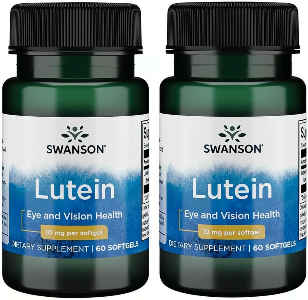 Swanson Lutein 10 Milligrams 60 Sgels (2 Συσκευασία)