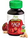 Andes Red maca Root Capses - Γυναικείο συμπλήρωμα υγείας - Φυσικό Energizer - USDA NOP Certified - Γενιταλιωμένο, Μη ΓΤΟ & Χωρίς γλουτένη - 100 Vegan χάπια (1500mg ανά υπηρεσία) - Κατασκευασμένο στο Περού
