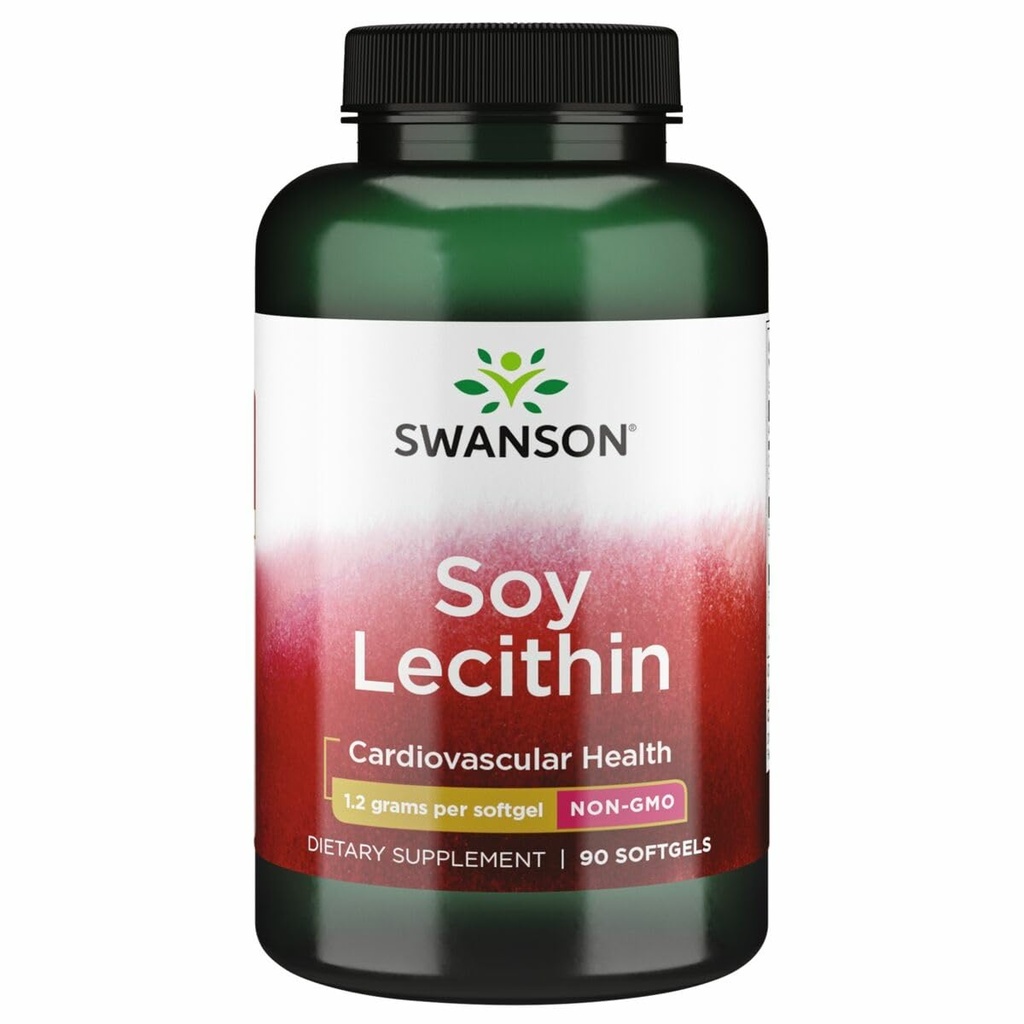 Swanson Soy Lecithin Non-GMO 1.2 G 90 SGEL