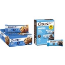 Quest Blueberry Muffin Protein Bars, 12 Count and Mini Cookies & Cream Protein Bars, 14 Count