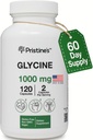 Glycine 1000MG Amino Acid Sleep Supplement Κάψουλες υποστήριξης - 60 ημέρες προσφοράς - αποκατάσταση μυών, κολλαγόνο & Kidney Supplement - Vegan, μη GMO, Gluten Free