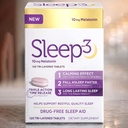 NB Sleep-3 Tablets (120 Tablets Value Pack) 10mg Melatonin Time-Release with L-Theanine & Herbal Blend