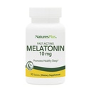 NaturesPlus Melatonin 10 mg - 90 Fast-Acting Tablets - Vegan, Gluten Free - 90 Servings