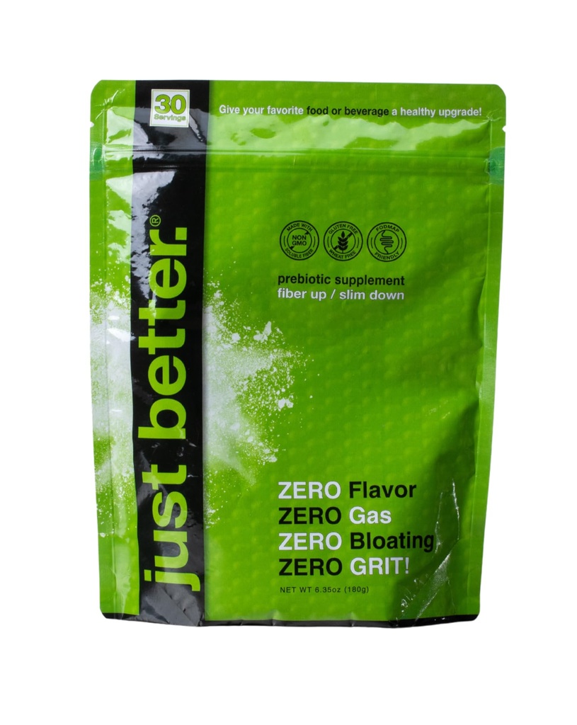 just better. Prebiotic Fiber Supplement for a Healthy Gut | Fiber Powder with Zero Grit Zero Taste and No Bloating or Gas | Feel Full Faster | Keto Non-GMO Gluten Free Vegan 30 Servings
