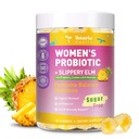 Totaria Sugar Free Probiotics for Women, Feminine Balance Gummies, 50 Billion CFU Vaginal Probiotic w/Slippery Elm, Cranberry, D-Mannose, for Vaginal, Urinary Tract, Immune, Gut, Hawaiian Pineapple