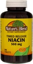 Χρόνος αποδέσμευσης Nature's Blend Niacin 500 mg 500 mg 300 Tabs