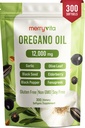 MERRY VITA Oil of Oregano with Black Seed Oil– Oregano Oil Capsules Organic, High Carvacrol – Aceite de Orégano Cápsulas, Immune Support Supplement – Non-GMO - 300 Softgels