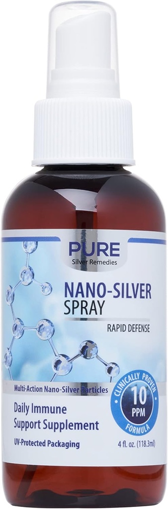 Καθαρό Nano Silver Spray 4oz 