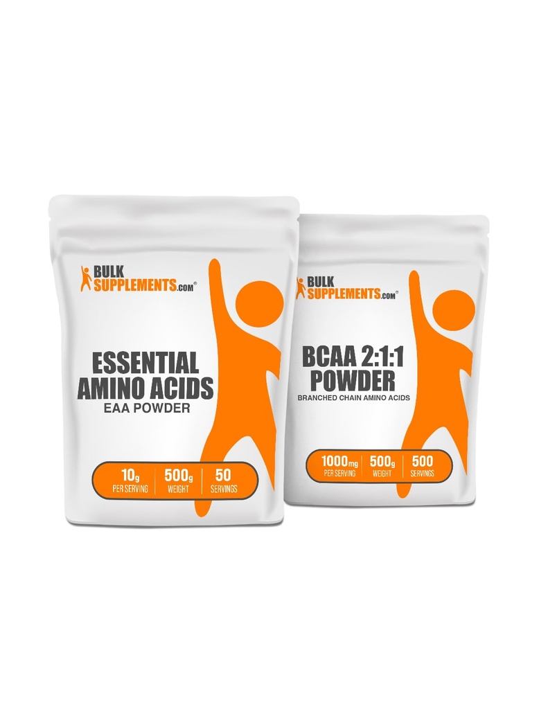 Συμπληρώματα EAA σκόνη 500g + BCAA 2:1:1 500g δέσμη