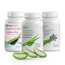 Συσκευασία Καψακίων AloeCure Organic Aloe Vera - 3 Τεμάχια - VeraFlex, κάψουλες Aloe Vera, Probiotics + Ένζυμα