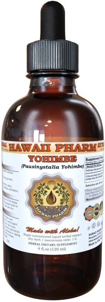 Υγρό εκχύλισμα Yohimbe, Υγρό Yohimbe (Pausinystalia Yohimbe) Βάμμα 4 oz
