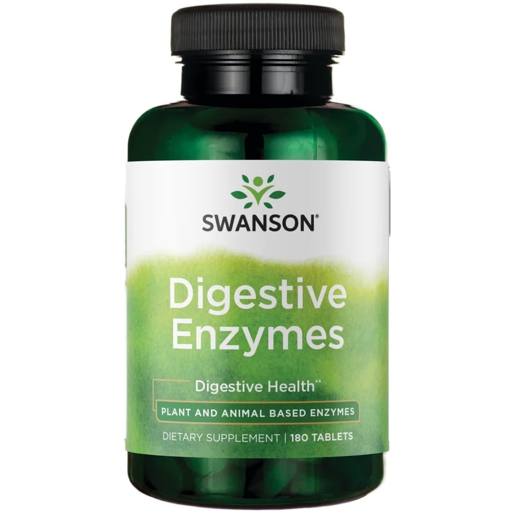 Digestive Ένζυμα Swanson 180 Tabs
