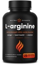 NutraChamps L-Arginine Supplement 1000mg + L-Citrulline 250mg & Beet Root – Nitric Oxide Booster for Heart Health, Energy & Stamina – Extra Strength Amino Acid Complex – 120 Vegan Capsules