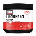 Force Factor L Arginine HCL, L-αργινίνη συμπλήρωμα για την ενίσχυση του νιτρικού οξειδίου για την καλύτερη κυκλοφορία, τη ροή του αίματος, και τις μυϊκές αντλίες, L Arginine σκόνη 6000mg, Άγευστη, 30 εξυπηρετούν