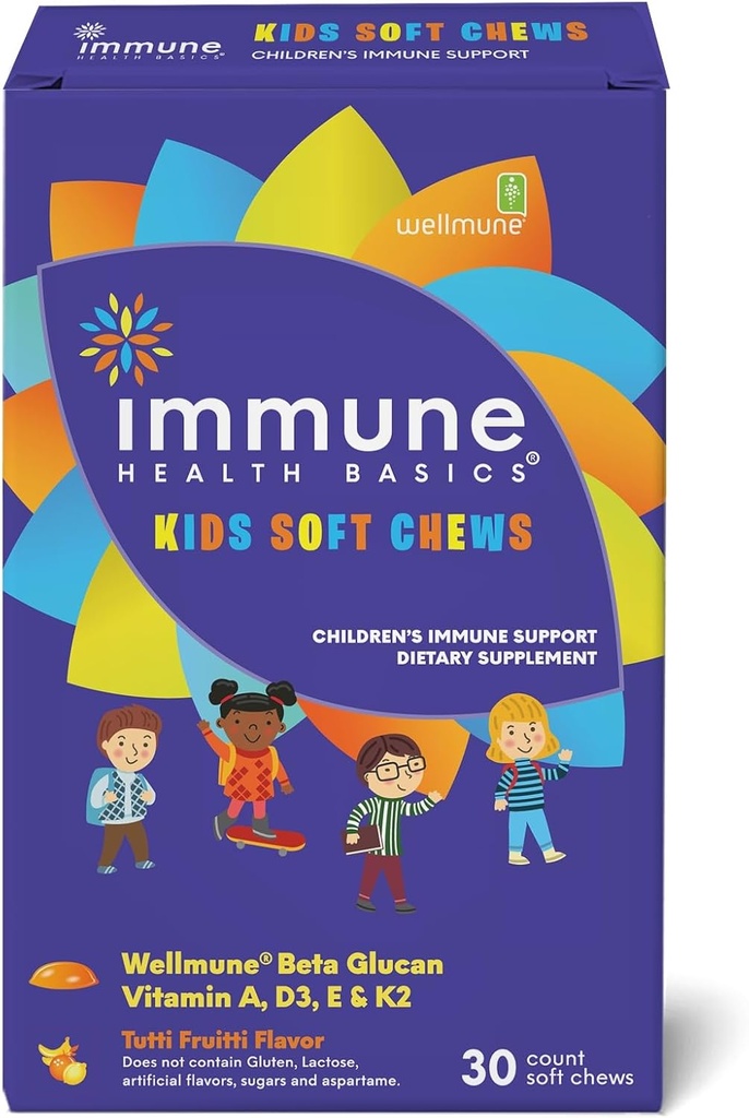 Παιδικά μαλακά μάσημα με Wellmune® 