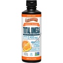 Barlean's Total Omega 3 6 9 Liquid Fish Oil Supplement with Borage and Flaxseed Oil, Orange Crème, 2,400 mg of EPA, DHA and GLA Fatty Acids, 16 oz
