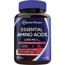 Doctor's Recipes Essential Amino Acids Supplement, All 9 Essential Amino Acids (EAA), BCAA 2:1:1, 240 Veggie Κάψουλες