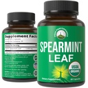Peak Performance USDA Organic Spearmint Capsules. Organic Vegan Spearmint Leaf Pills for Digestive Support, Ingestion, and More. USA Tested Supplement for Women and Men.